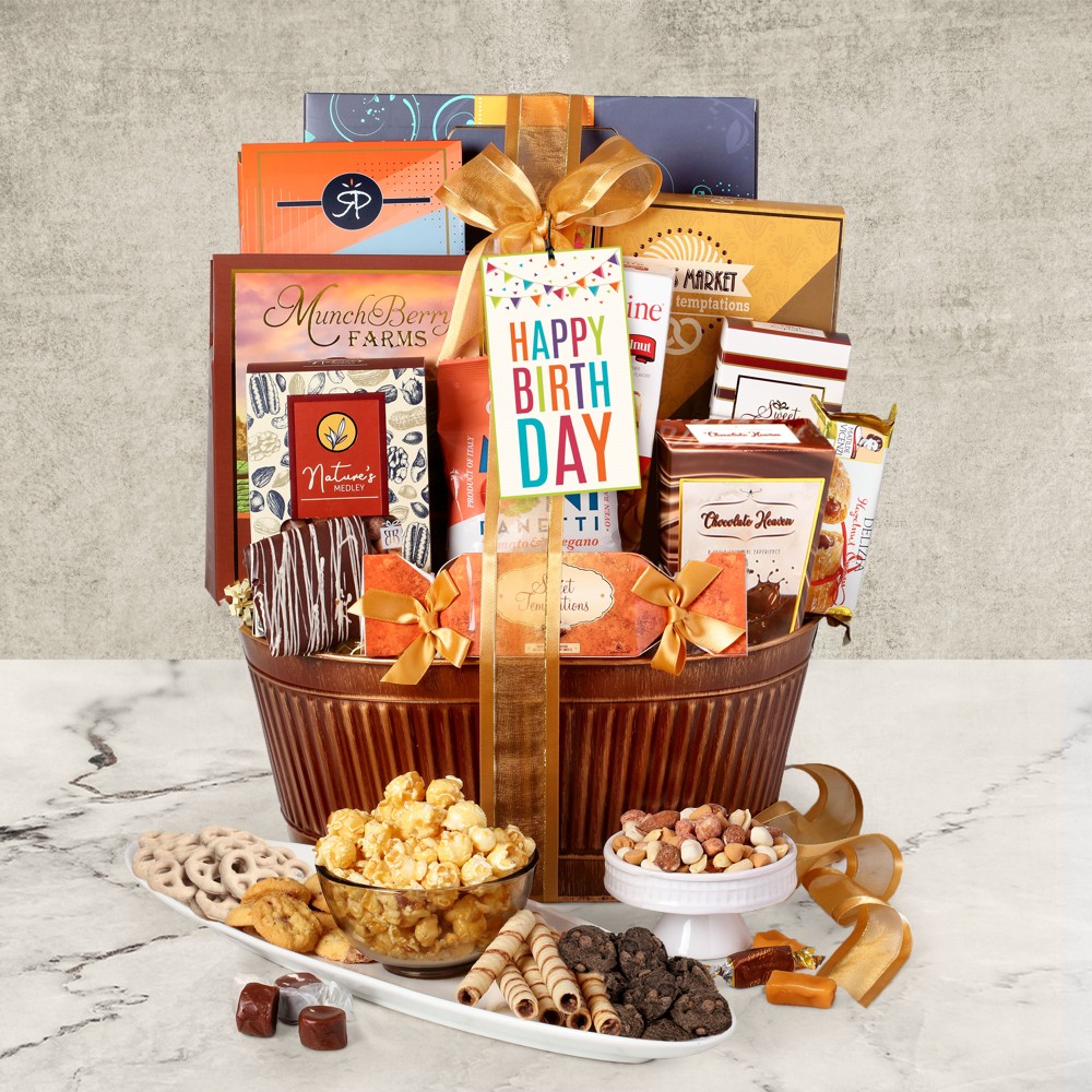 Grand Birthday Gift Basket