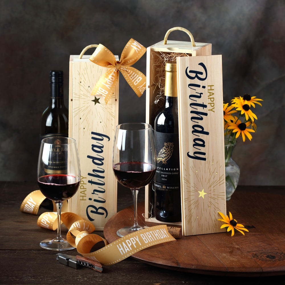 Happy Birthday Wine Gift by