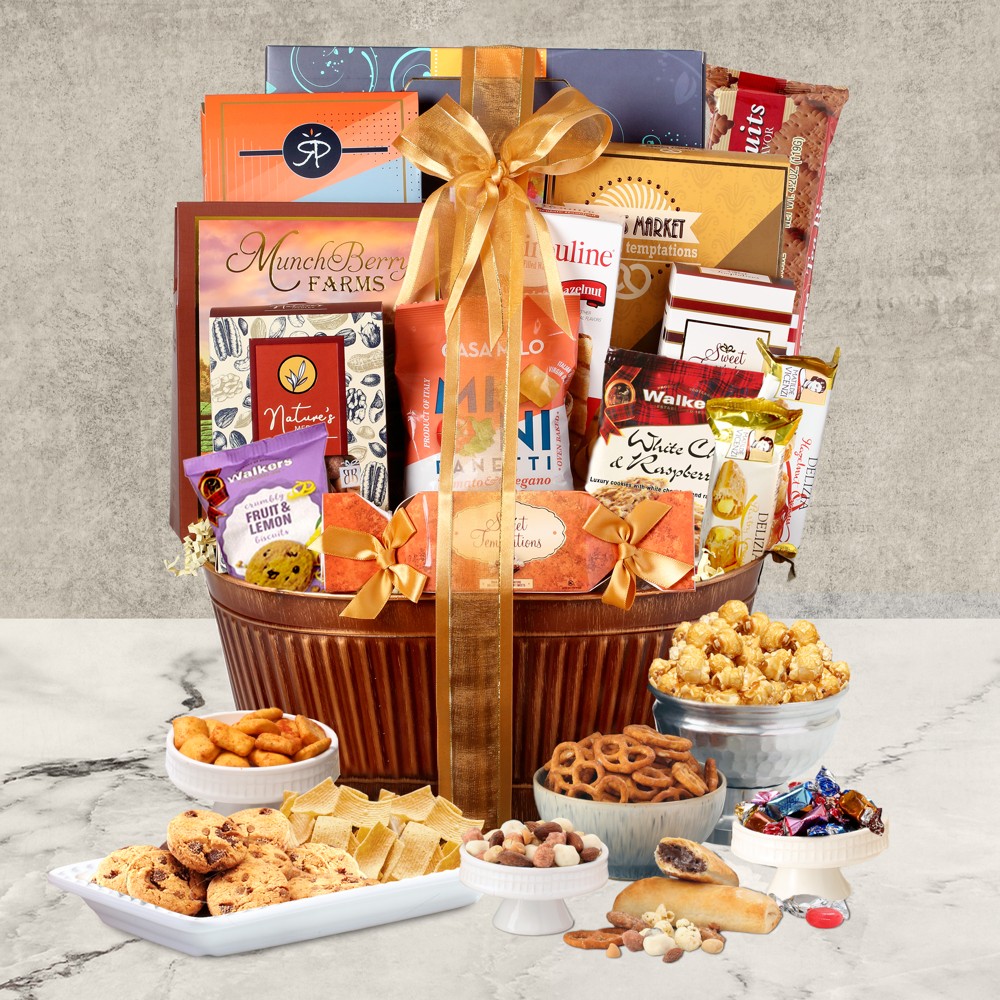 Holiday Hearth Grand Gift Basket