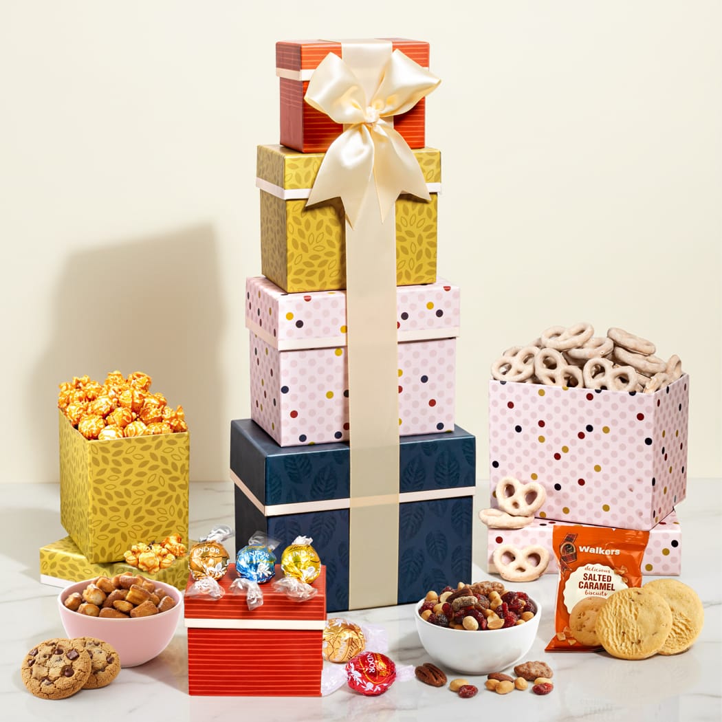 Holiday Sweets Gift Tower