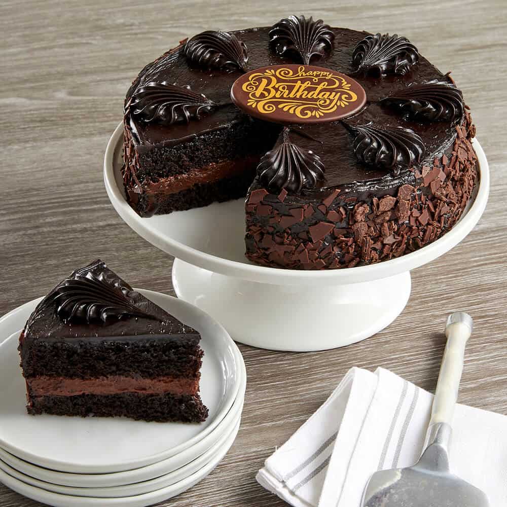 >Chocolate Mousse Torte Birthday Cake
