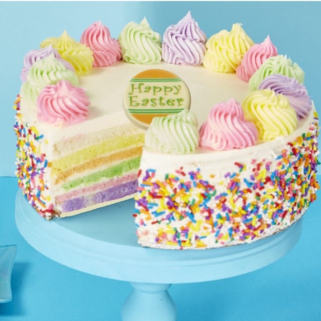 Easter Celebration Rainbow Cake
