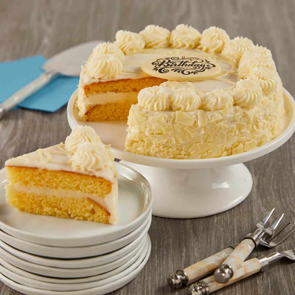 >Vanilla Bean Birthday Cake