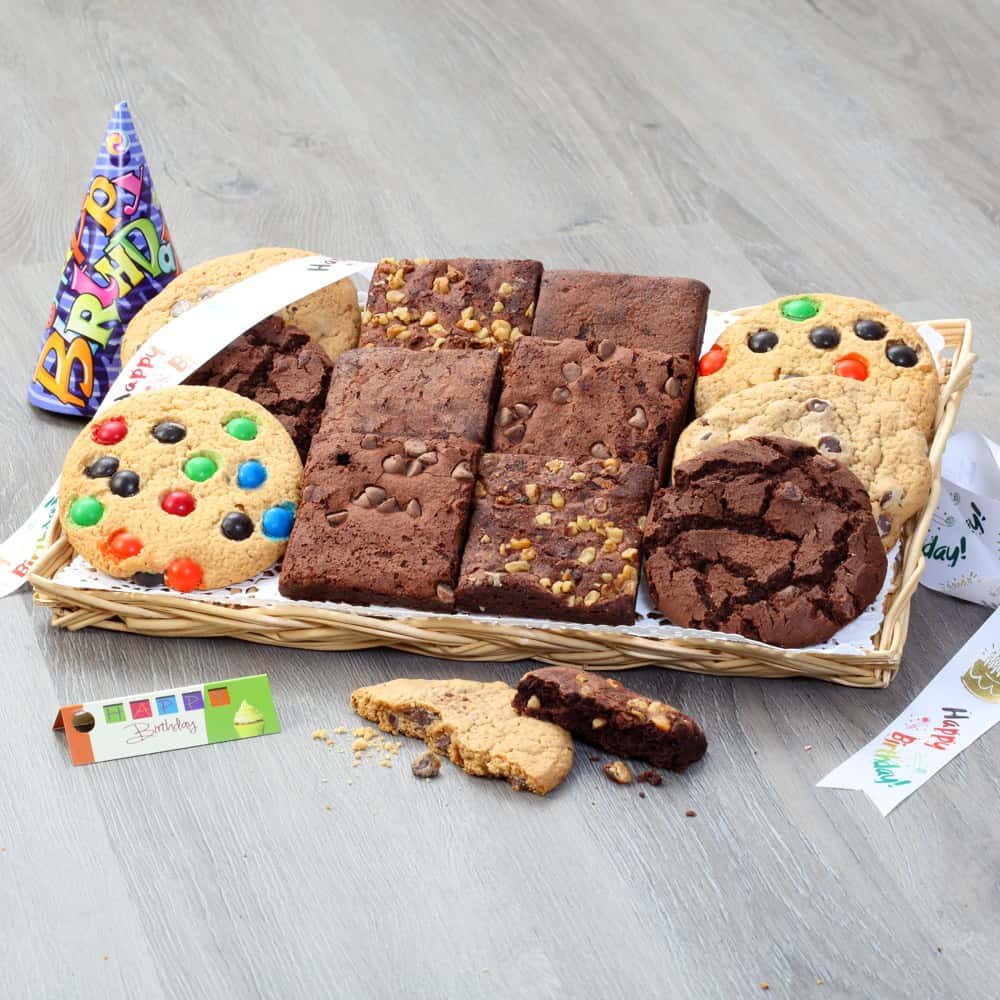 Cookie and Brownie Birthday Tray by