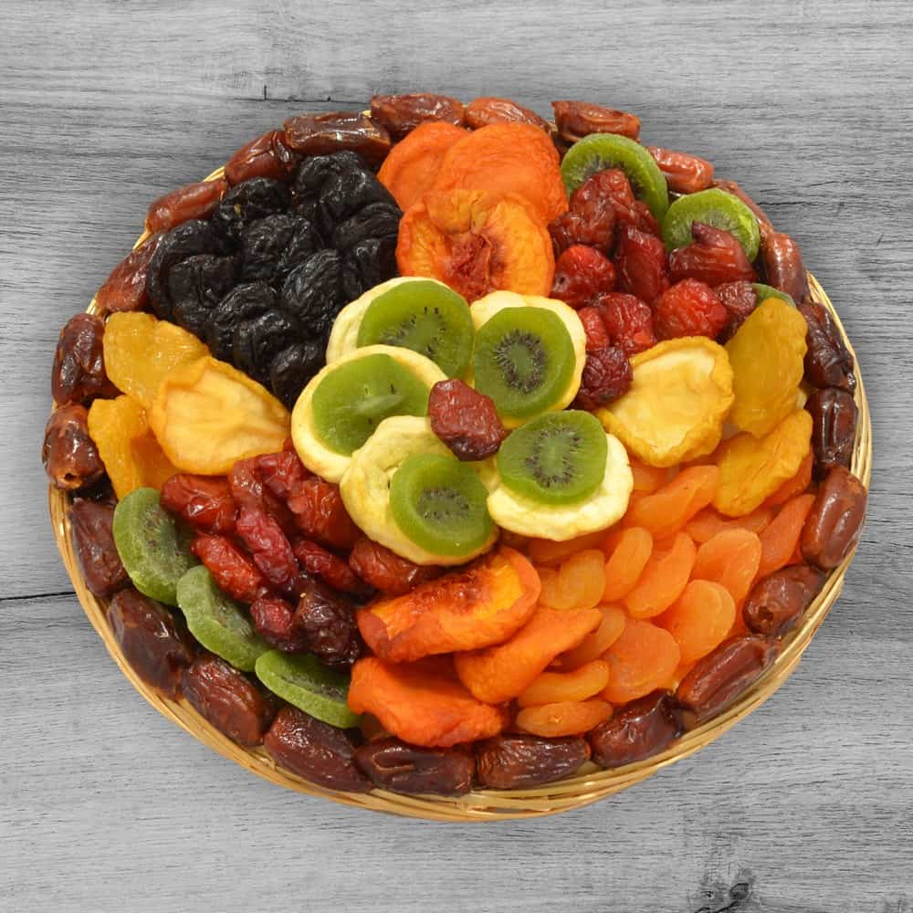 >Premium Dried Fruit Flower Tray