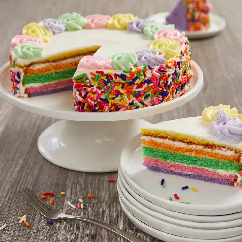 >Rainbow Cake