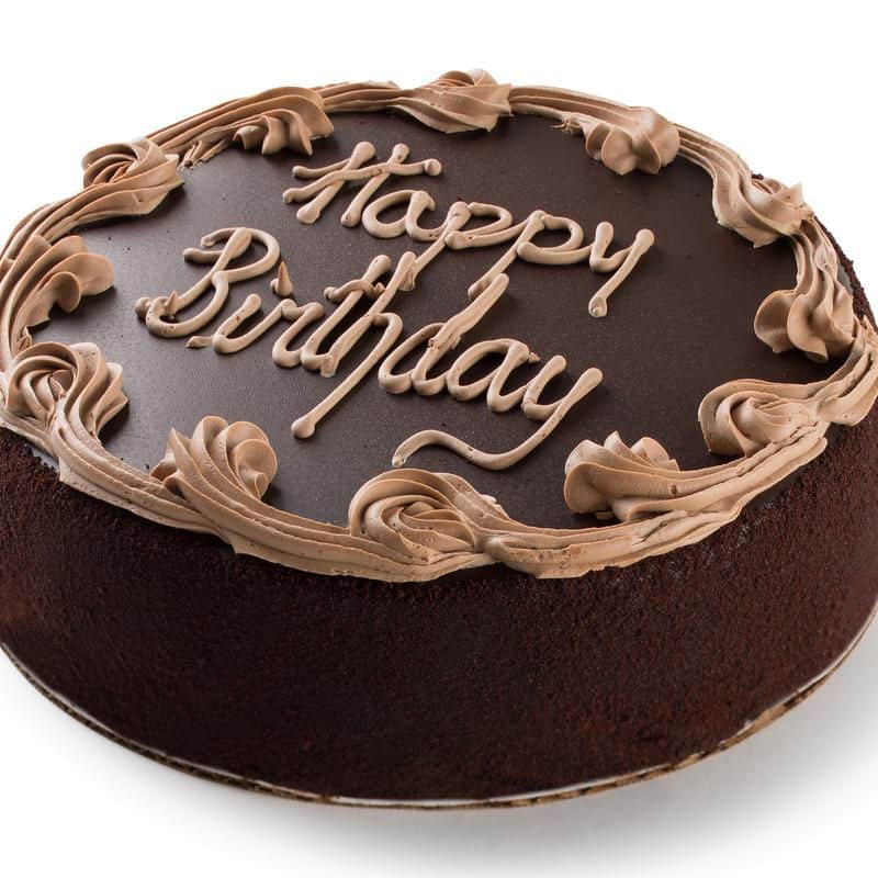 Buy our chocolate fudge birthday cake at
