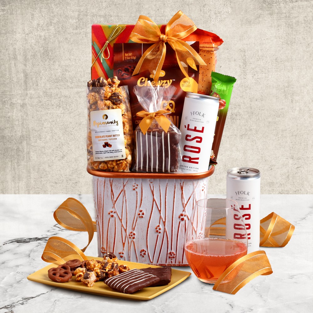 >Morning Glory Rose Purim Gift Basket