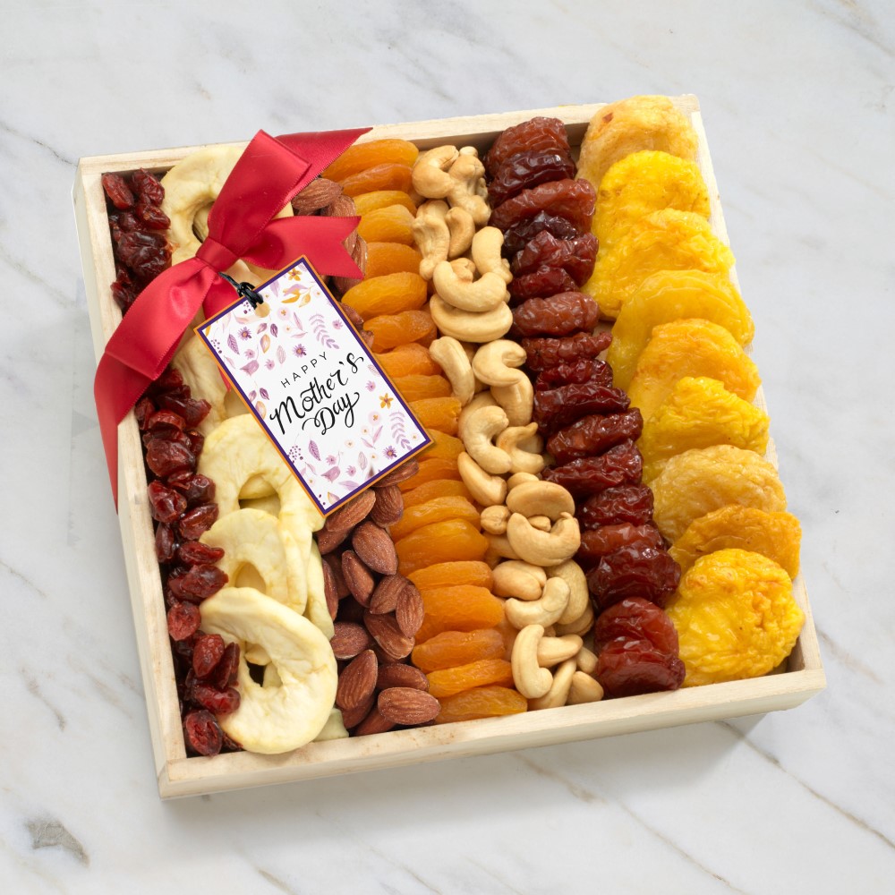 >Mothers Day Dried Fruit and Nut Tray