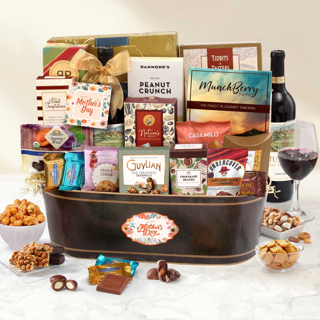 Mothers Day Signature Wine Gift Basket