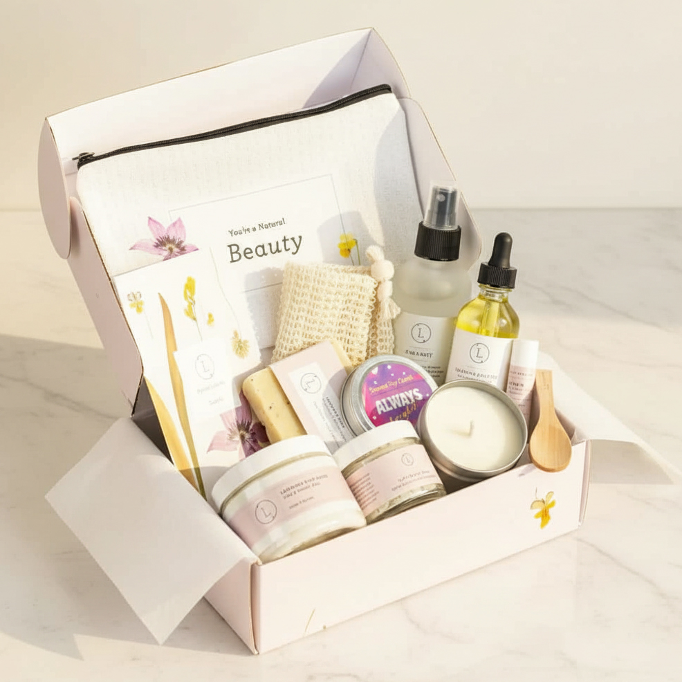 Natural Bath and Body Spa Gift Set