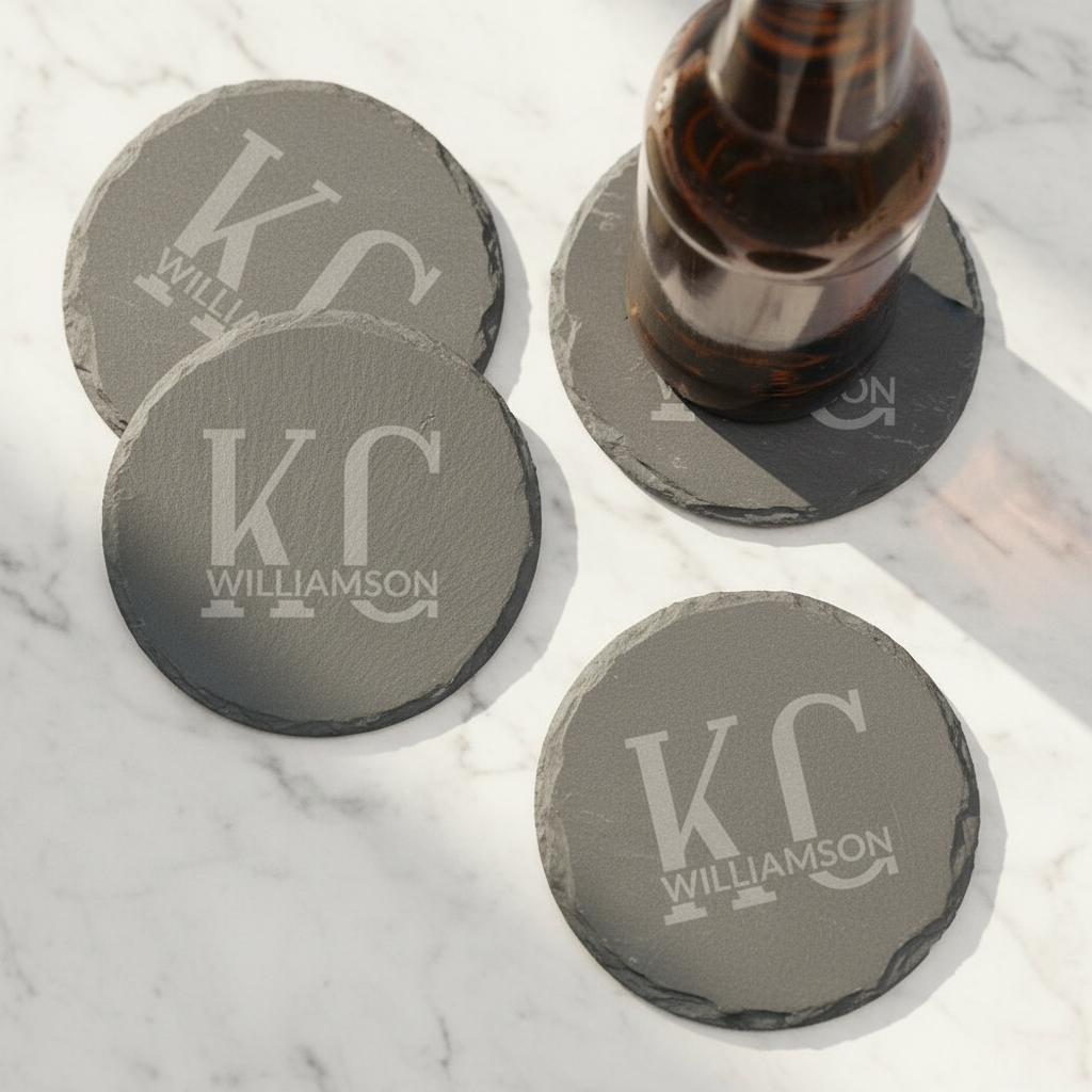 Personalized Couple's Coaster Set