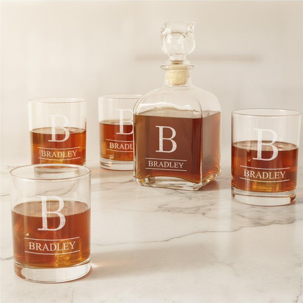 Personalized Decanter Set