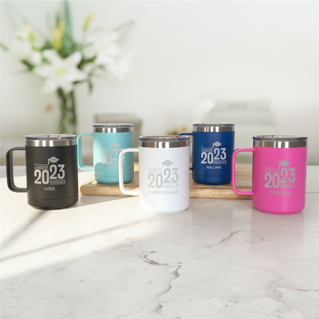 Personalized Insulated Graduation Mug