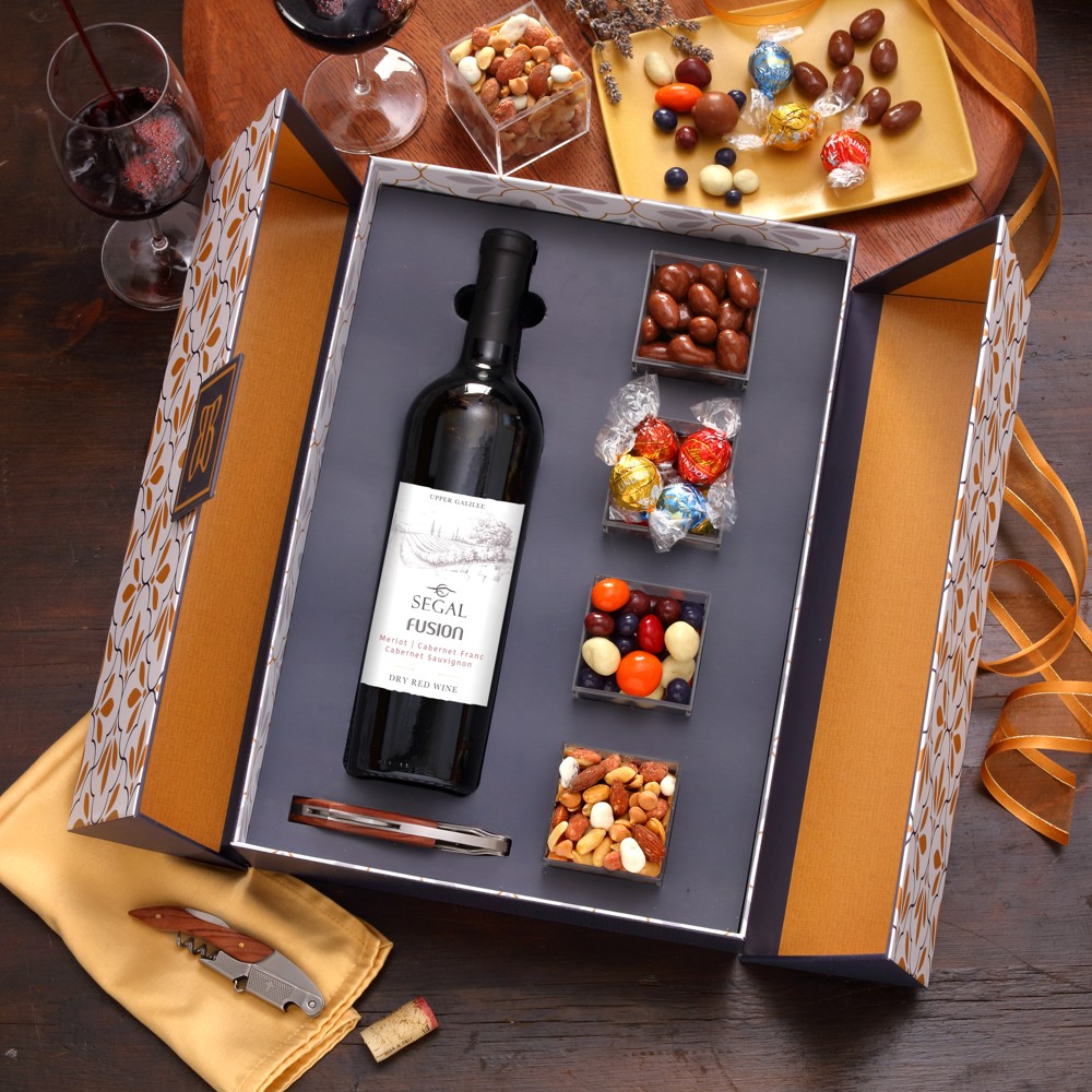 Buy our premium wine & chocolate gift box at