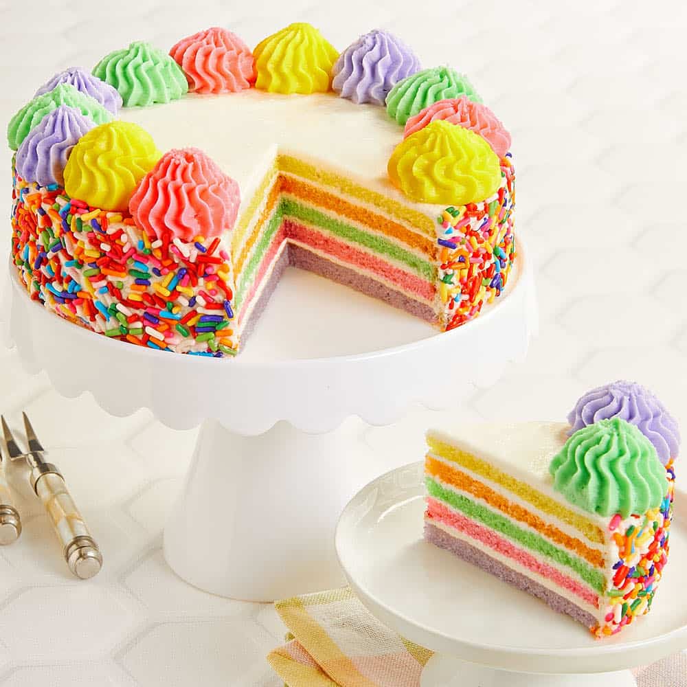 >Rainbow Cake