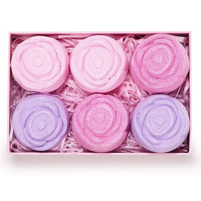 Buy our rosebud bath bombs gift box at