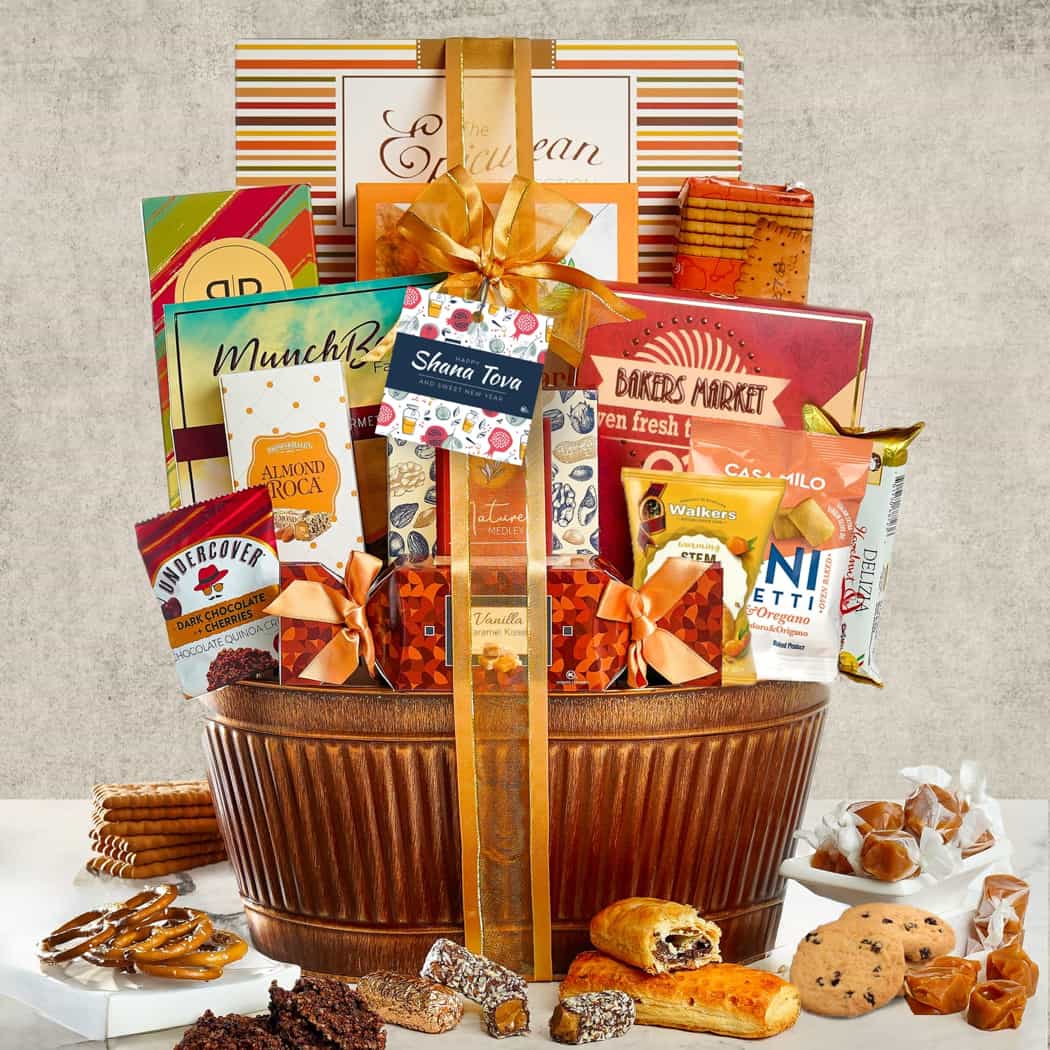 >Shana Tova Gourmet Gift Basket
