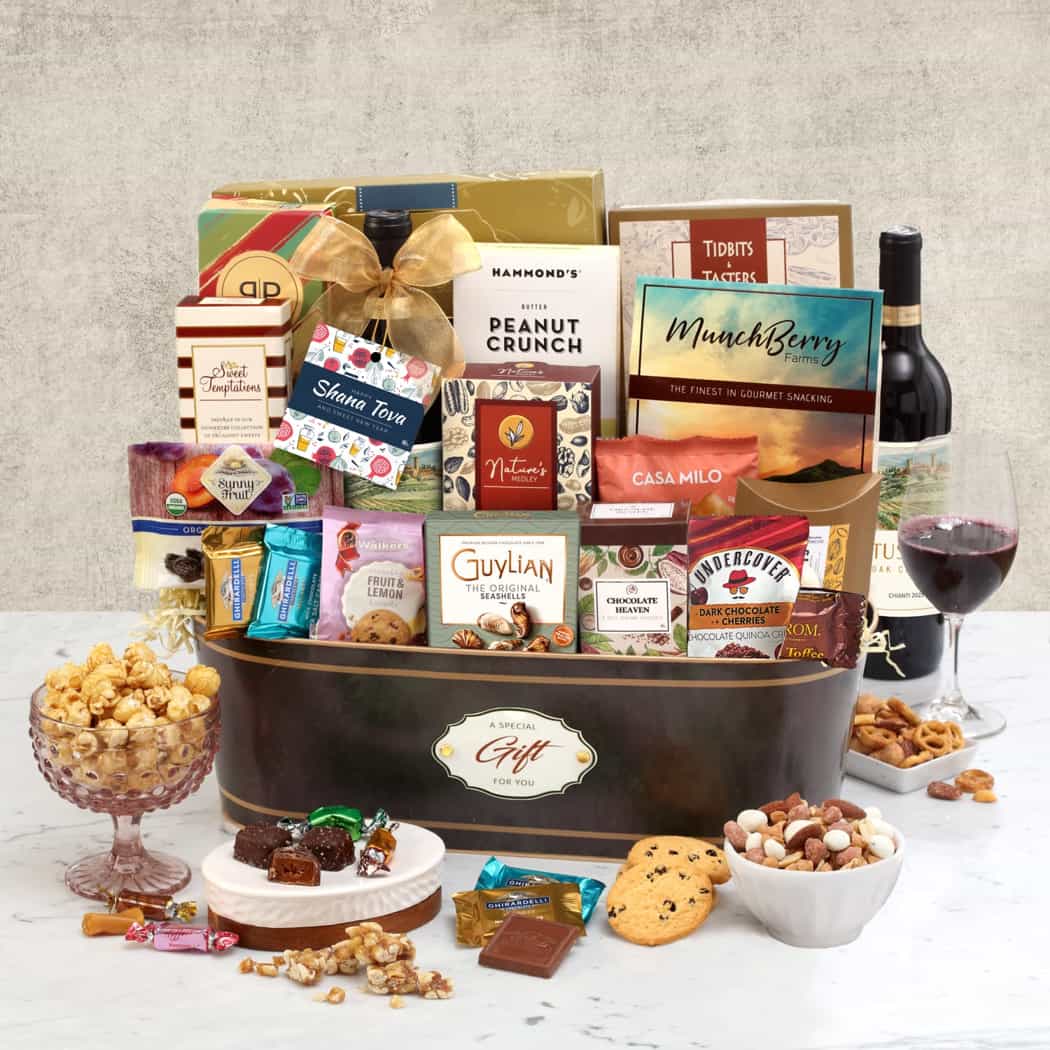 >Shana Tova Signature Wine Gift Basket