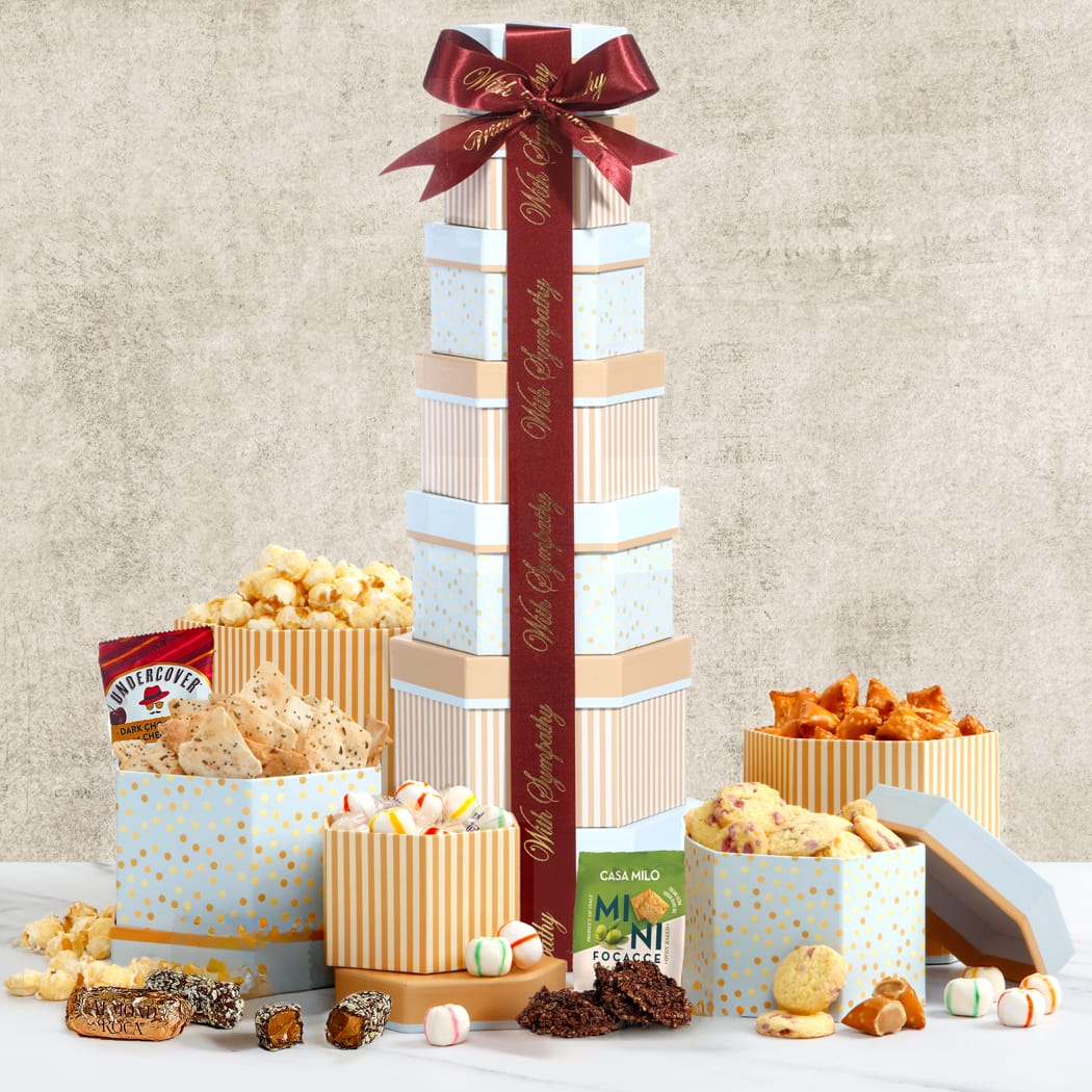 >Sharing Sympathies Gift Tower