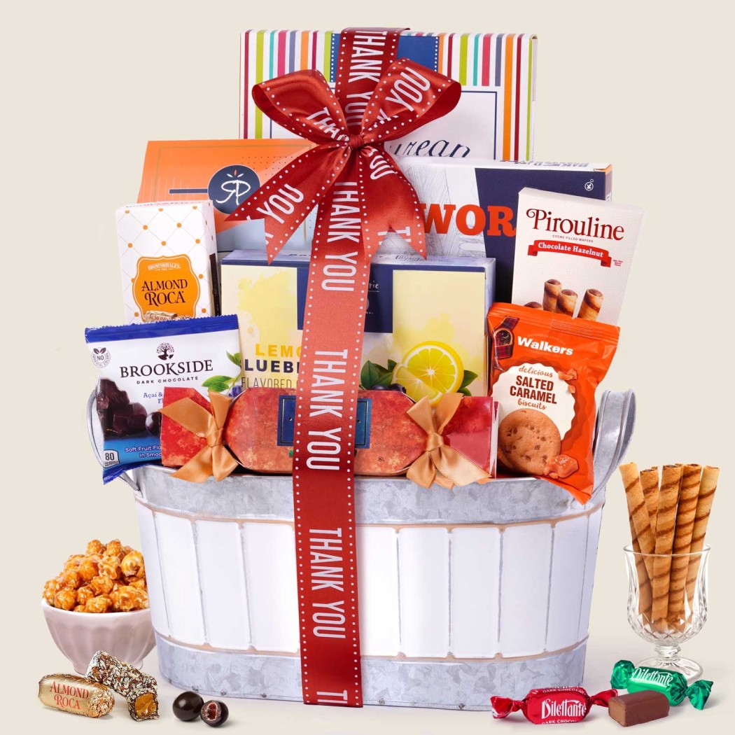 >Sweet Sensations Appreciation Gift Basket