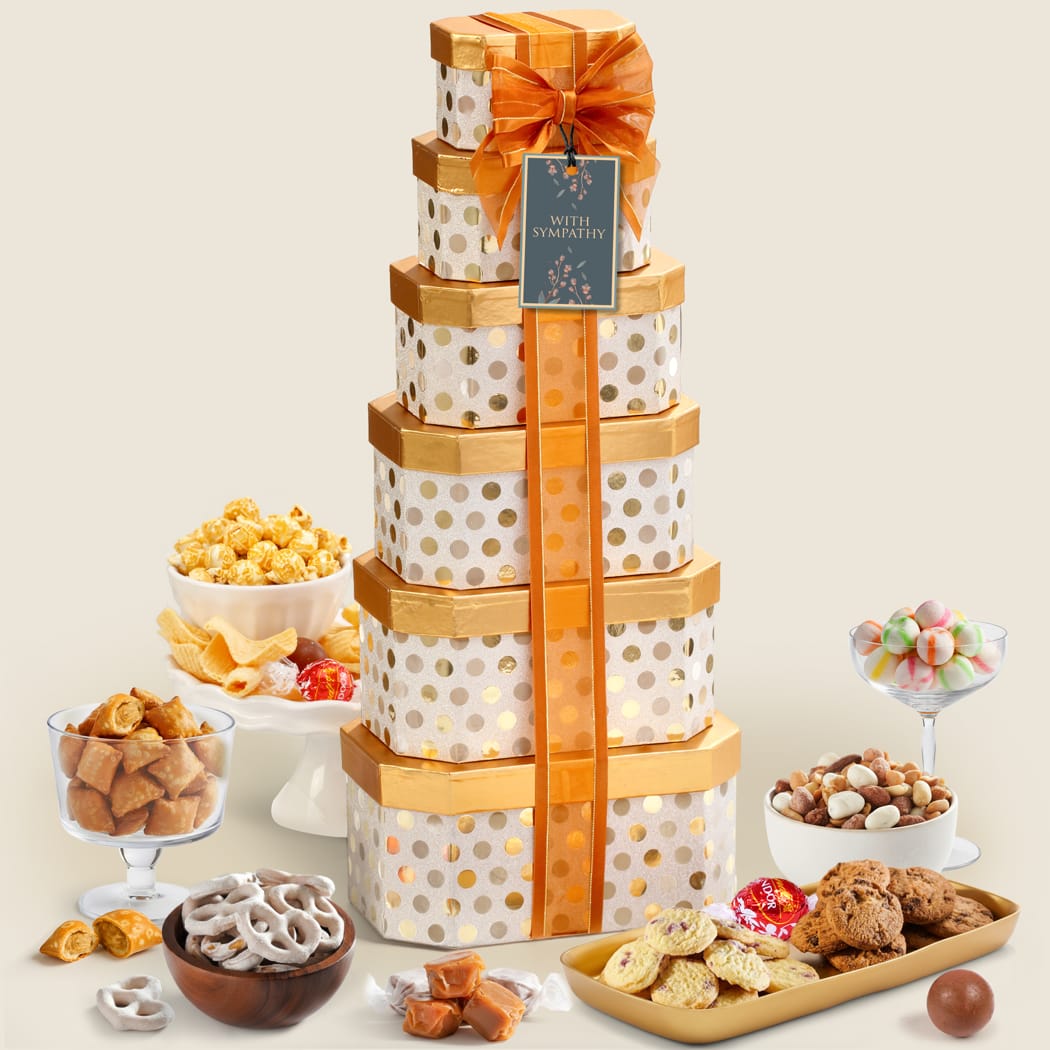 >Sympathy Thinking of You Gift Tower