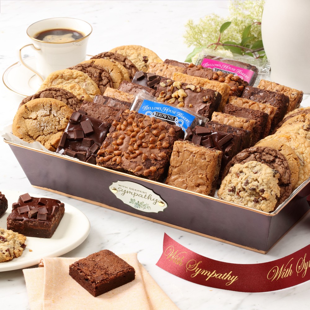 >Sympathy Wishes Bakery Basket