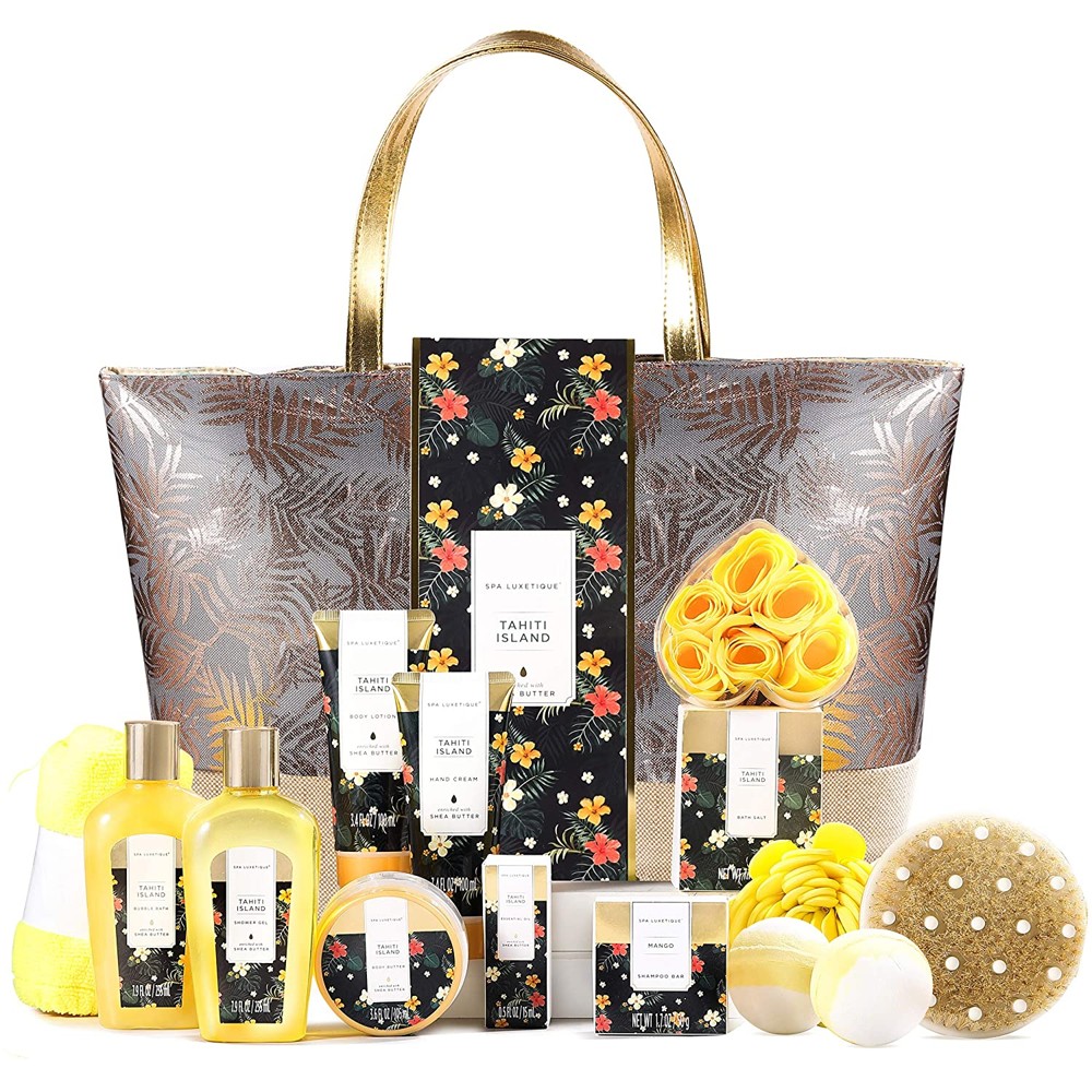 Spa Luxetique Spa Gift Basket, Vanilla Gift Baskets for Women