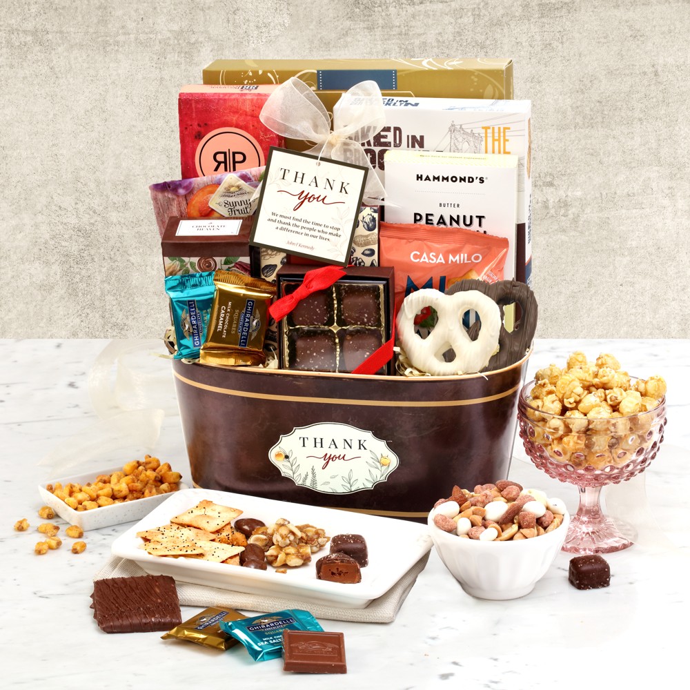 >Thank You Delights Gift Basket