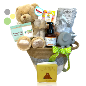 Adorable Animal Baby Gift Basket