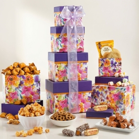 Assorted Sweets and Snacks Gift Tower