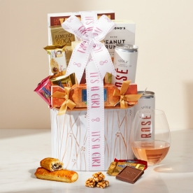 Baby Girl Rose Gift Basket