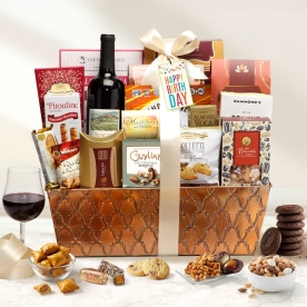 Birthday Cheers Wine Gift Basket