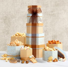 Gift Tower Filled With Chocolate & Nuts