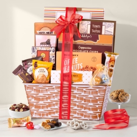 Christmas Wicker Gift Basket