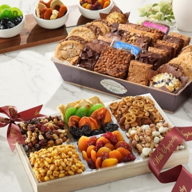 Deluxe Sympathy Bakery & Dried Fruit Duo