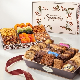 Deluxe Sympathy Bakery & Dried Fruit Duo