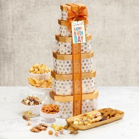 Buy our happy birthday wishes gift tower at