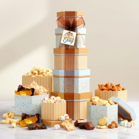 Get Well Pastel Bloom Gift Tower