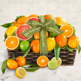 Get Well Wishes Citrus Fruit Basket