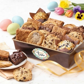 Gourmet Brownie & Cookies Easter Gift Basket