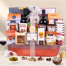 Gourmet Extravagant Wine Basket