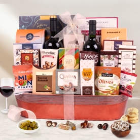 Gourmet Extravagant Wine Basket