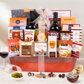 Gourmet Extravagant Wine Basket