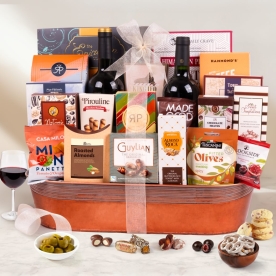 Gourmet Extravagant Wine Basket