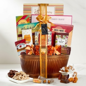 Happy 50th Birthday Basket