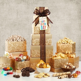 Happy Birthday Gift Tower of Treats main image 1