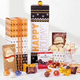 Happy Holidays Gourmet Gift Box Set