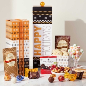 Happy Holidays Gourmet Gift Box Set