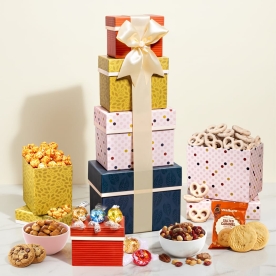 Holiday Sweets Gift Tower